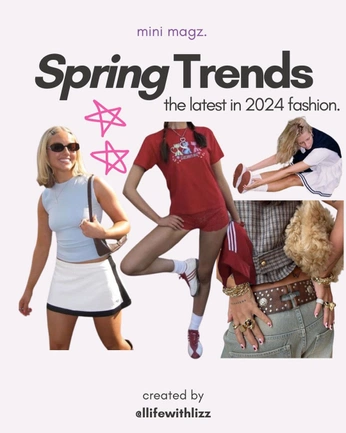 A cover of "Spring outfit" cluster. The owner is chevystar. The cluster consists of 12 elements.