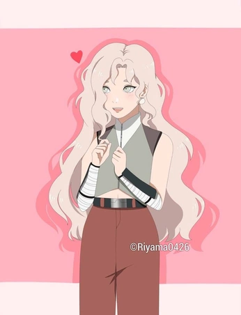 A cover of "Naruto/Boruto OCs (F)" cluster. The owner is laushen. The cluster consists of 84 elements.