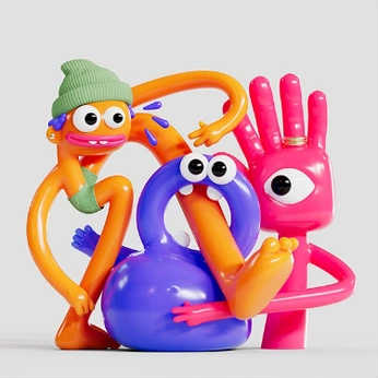 A cover of "charcter" cluster. The owner is riijuuu. The cluster consists of 13 elements.