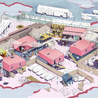 A cover of "illustrations" cluster. The owner is ivyleague. The cluster consists of 64 elements.