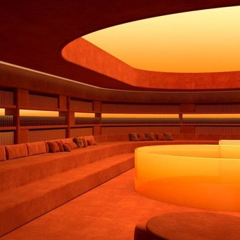 A cover of "spatial design" cluster. The owner is dimitra. The cluster description is "immersive spatial experiences ". The cluster consists of 71 elements.