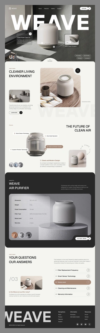 A cover of "Website Inspiration" cluster. The owner is tienhuynh. The cluster consists of 2 elements.