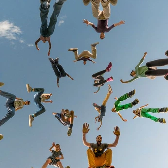 A cover of "FROM BELOW" cluster. The owner is dchk. The cluster consists of 16 elements.