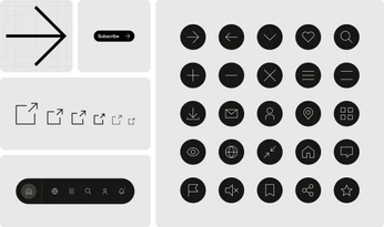 A cover of "Design system" cluster. The owner is amelie. The cluster consists of 3 elements.