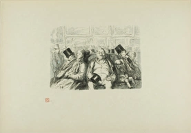 Paris, The great Art exhibition: In the Great Salon, A moment of reflection