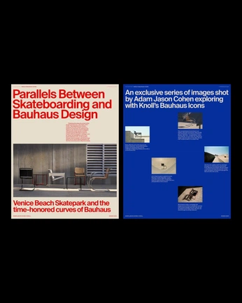 A cover of "Bauhaus Editorial" cluster. The owner is daphcat. The cluster consists of 2 elements.