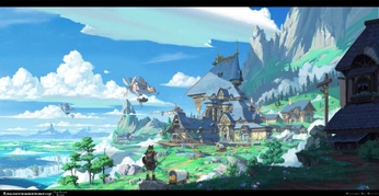 A cover of "city in a grass field" cluster. The owner is solakira. The cluster consists of 5 elements.