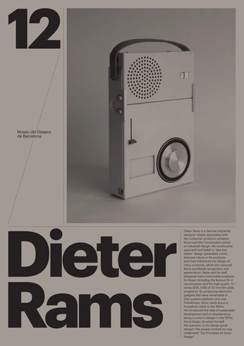 A cover of "Dieter Rams" cluster. The owner is valentinbaltazar. The cluster consists of 33 elements.