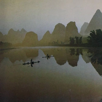 A cover of "landscape painting inspo" cluster. The owner is galaxistorms. The cluster consists of 20 elements.