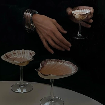 A cover of "Echoes." cluster. The owner is muhhx. The cluster description is "green, black & white.". The cluster consists of 41 elements.