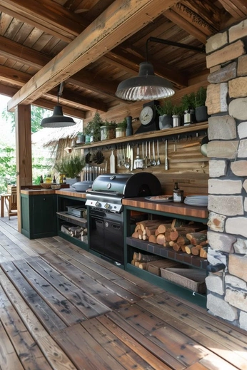 A cover of "Outdoor Kitchen" cluster. The owner is shochan1234. The cluster consists of 9 elements.