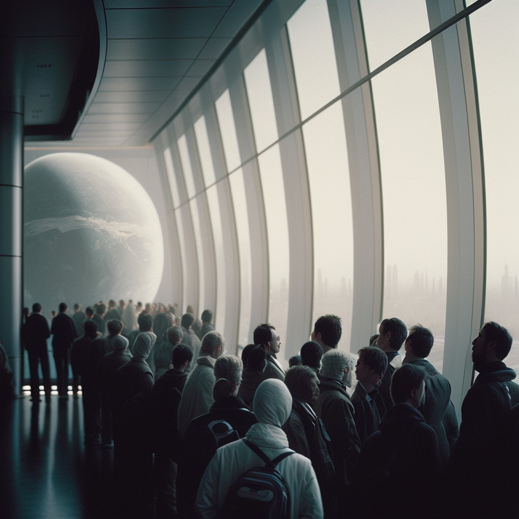 Alone in a full room