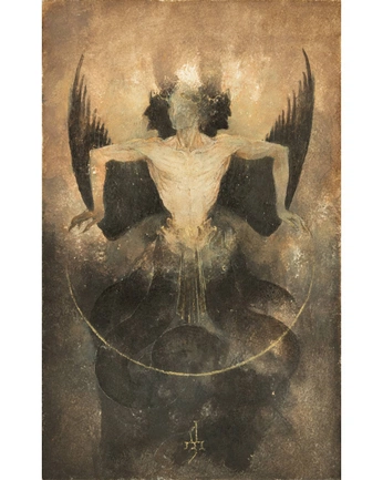 A cover of "dark medival" cluster. The owner is cheapfish223. The cluster description is "medival paintings with holy depictions along side faded art". The cluster consists of 11 elements.