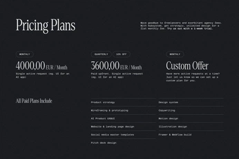 A cover of "Pricing Plan" cluster. The owner is khrisyan. The cluster consists of 1 element.