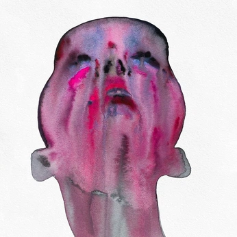 A cover of "press, stretch, glow" cluster. The owner is ana. The cluster description is "breaking points, transformations, glowing, pain, stretching, blooming". The cluster consists of 96 elements.