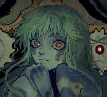 A cover of "⛩🎞" cluster. The owner is akrllic. The cluster consists of 18 elements.