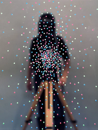 An image added by microcosmos on Jul 05, 2023. May present: water, art, font, people in nature, pattern.