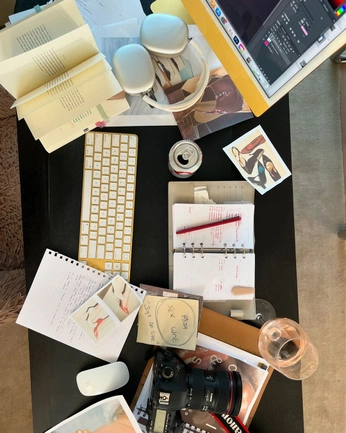 A cover of "messy desk" cluster. The owner is bacall. The cluster consists of 6 elements.