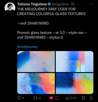 A cover of "AI | Prompts" cluster. The owner is marcow. The cluster consists of 413 elements.