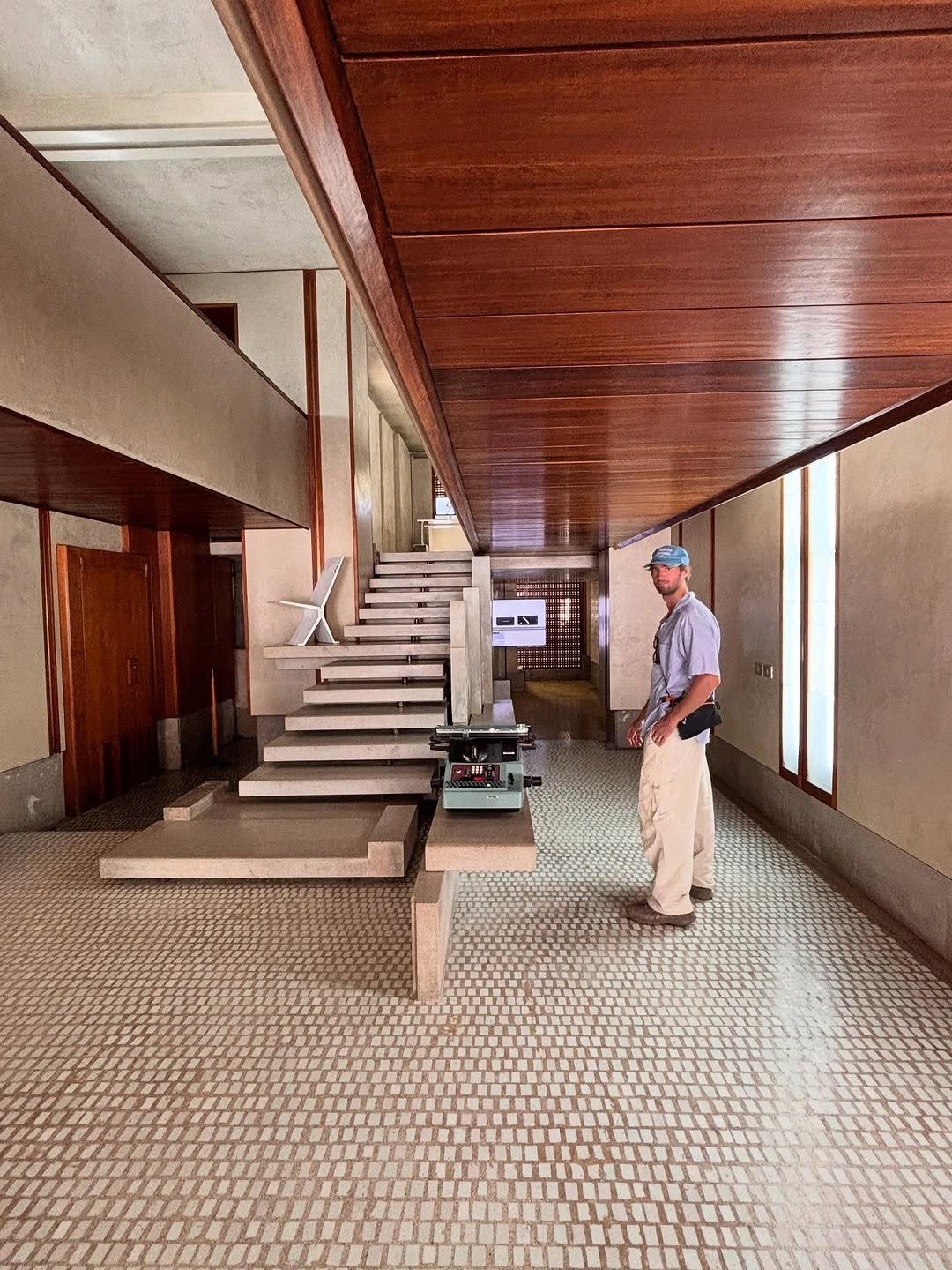 The Olivetti Showroom in Venice, designed by Carlo Scarpa in the late 1950s.