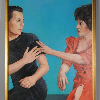 A cover of "art." cluster. The owner is farrelf. The cluster description is "artsy(?)". The cluster consists of 49 elements.