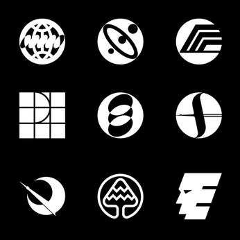 A cover of "Logo Inspo" cluster. The owner is justingarcia. The cluster consists of 18 elements.