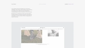 A cover of "Portofolio inspo" cluster. The owner is lisirose. The cluster consists of 33 elements.