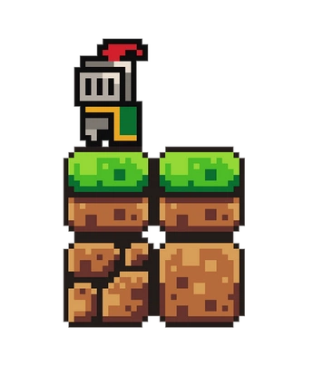 A cover of "Pixel Art Game Player" cluster. The owner is cubeofcheese. The cluster consists of 5 elements.