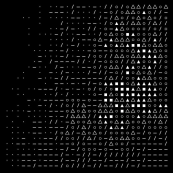 A cover of "Black & White" cluster. The owner is danserif. The cluster consists of 532 elements.