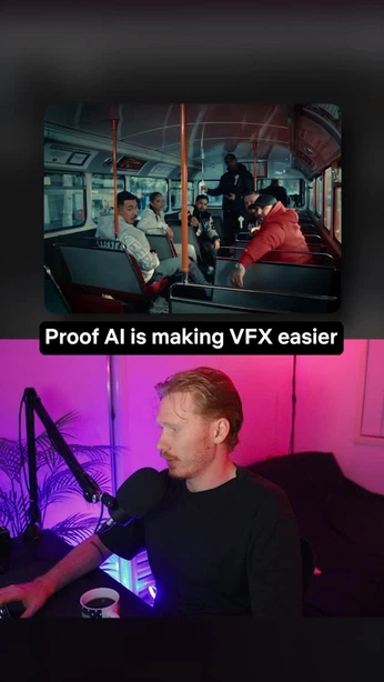 A cover of "A.I. Filmmaking" cluster. The owner is renatogalvao. The cluster consists of 5 elements.