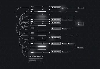 A cover of "Futuristic UI" cluster. The owner is victorx. The cluster consists of 15 elements.