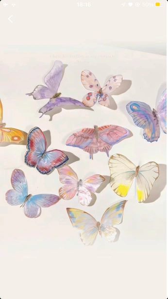 A cover of "butterfly" cluster. The owner is nabiheen. The cluster consists of 12 elements.