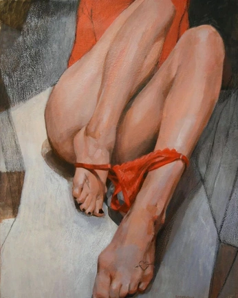 A cover of "Oil Figurative" cluster. The owner is ashleyardenart. The cluster consists of 3 elements.