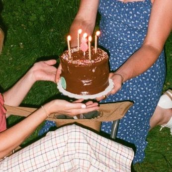 A cover of "birthday inspo" cluster. The owner is sadyolk. The cluster consists of 4 elements.