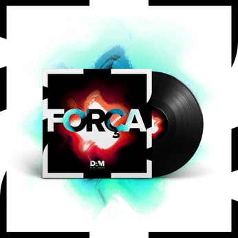 A cover of "Força" cluster. The owner is mazone. The cluster description is "Cover design for Toronto-based producer, writer and performer, "DAM".". The cluster consists of 4 elements.