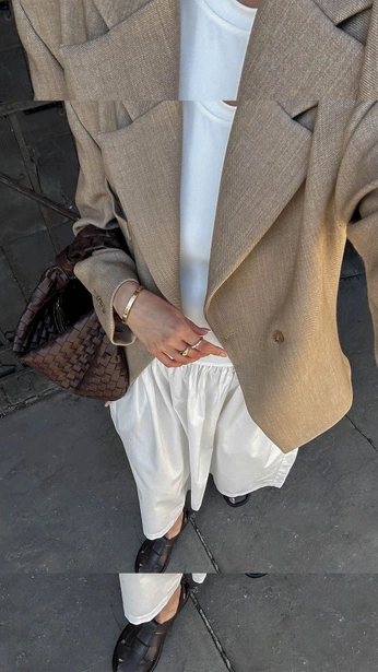 A cover of "Timeless wardrobe" cluster. The owner is haileejacobs. The cluster consists of 7 elements.