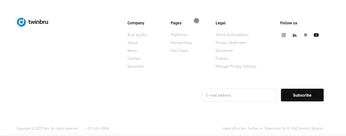 A cover of "Footer" cluster. The owner is paulmcgurk. The cluster consists of 5 elements.