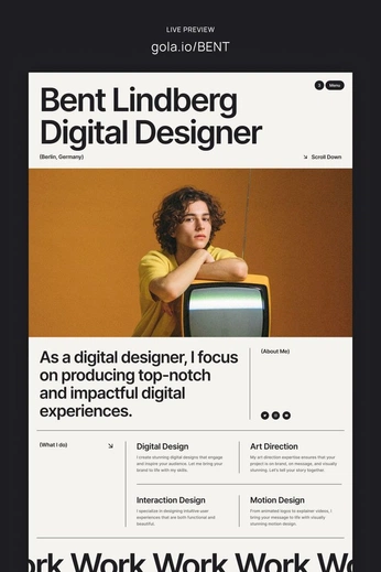 A cover of "Brut web design" cluster. The owner is sohaildangol. The cluster description is "Portfolio inspo". The cluster consists of 12 elements.