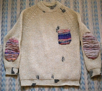 A cover of "Knitwear research" cluster. The owner is laravissers. The cluster description is "research basic knitwear  for men as wel as fishermen knits for Yentsé". The cluster consists of 7 elements.