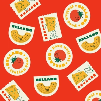 A cover of "Graphic elements" cluster. The owner is zamlout. The cluster consists of 22 elements.