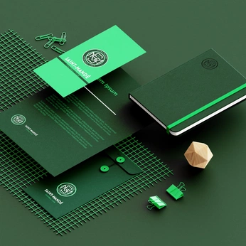 A cover of "F.C.S.M." cluster. The owner is mazone. The cluster description is "Visual identity for the Football Club of Saint-Mandé ( F.C.S.M. )". The cluster consists of 22 elements.