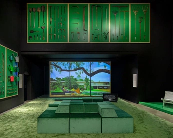 A cover of "Exhibition design" cluster. The owner is iepuras. The cluster consists of 17 elements.