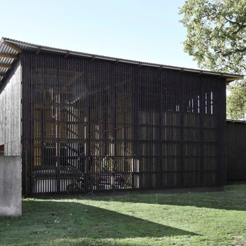 A cover of "Barn inspired architectu" cluster. The owner is jmorehart. The cluster consists of 3 elements.