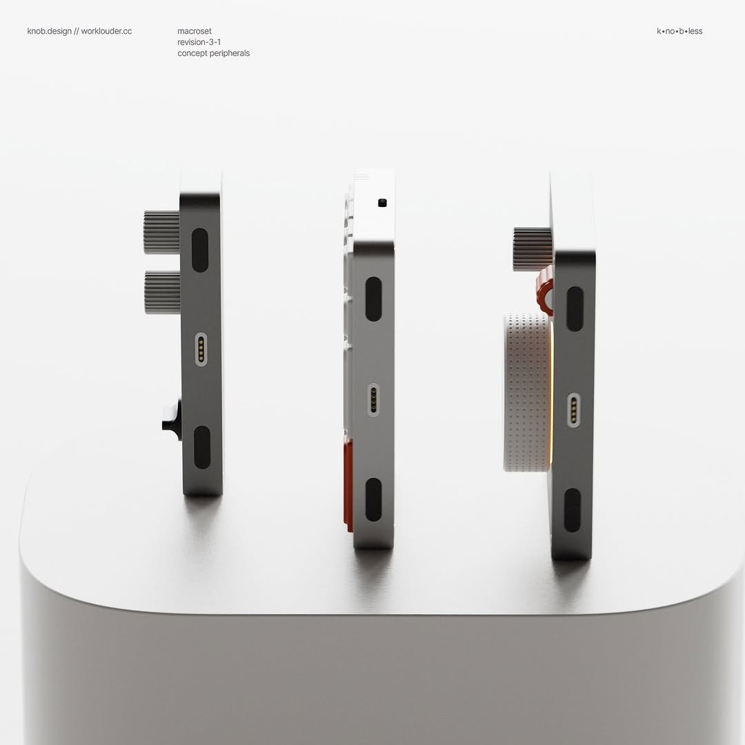 The Macroset Revision-3-1, a concept peripheral design by Work Louder.