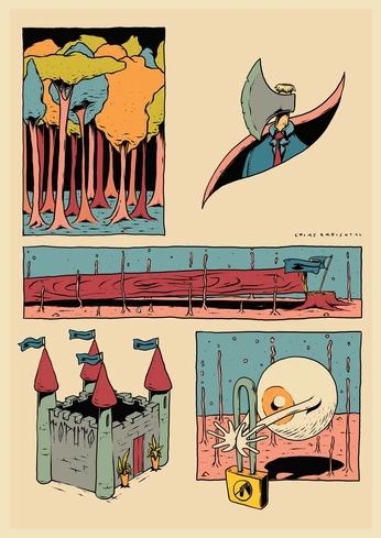 A cover of "Illistrations" cluster. The owner is figbar. The cluster consists of 8 elements.