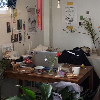 A cover of "Authentic Workspaces" cluster. The owner is berenicedbx. The cluster consists of 11 elements.