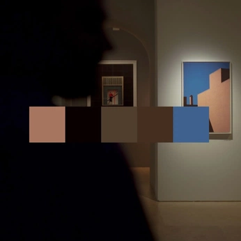 A cover of "visuals by ester" cluster. The owner is dilaester. The cluster description is "also known as me". The cluster consists of 47 elements.