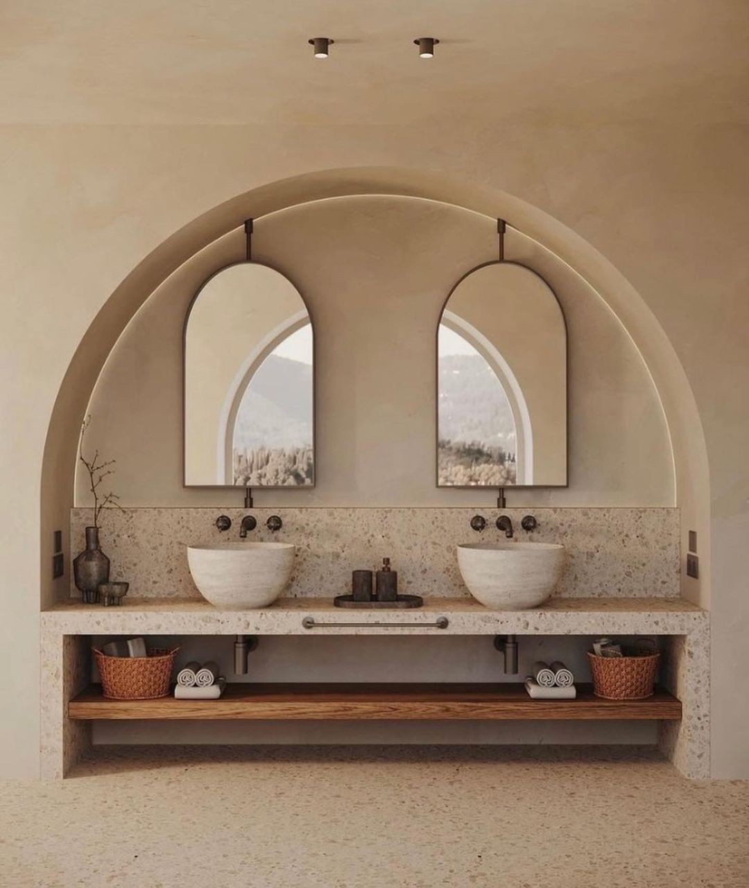 Bathroom interior published by Architecture & Design.