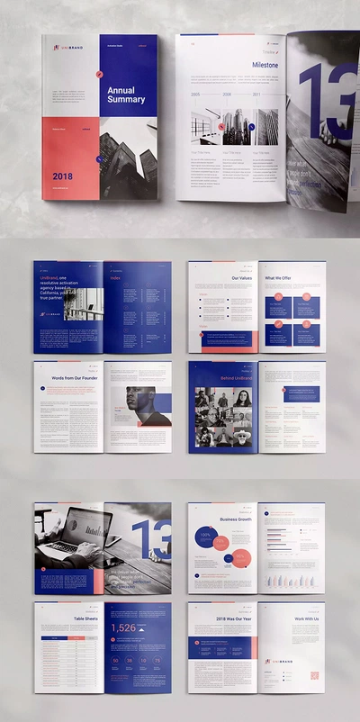 Clean Brochure Design (@chloespumoni) / Cosmos
