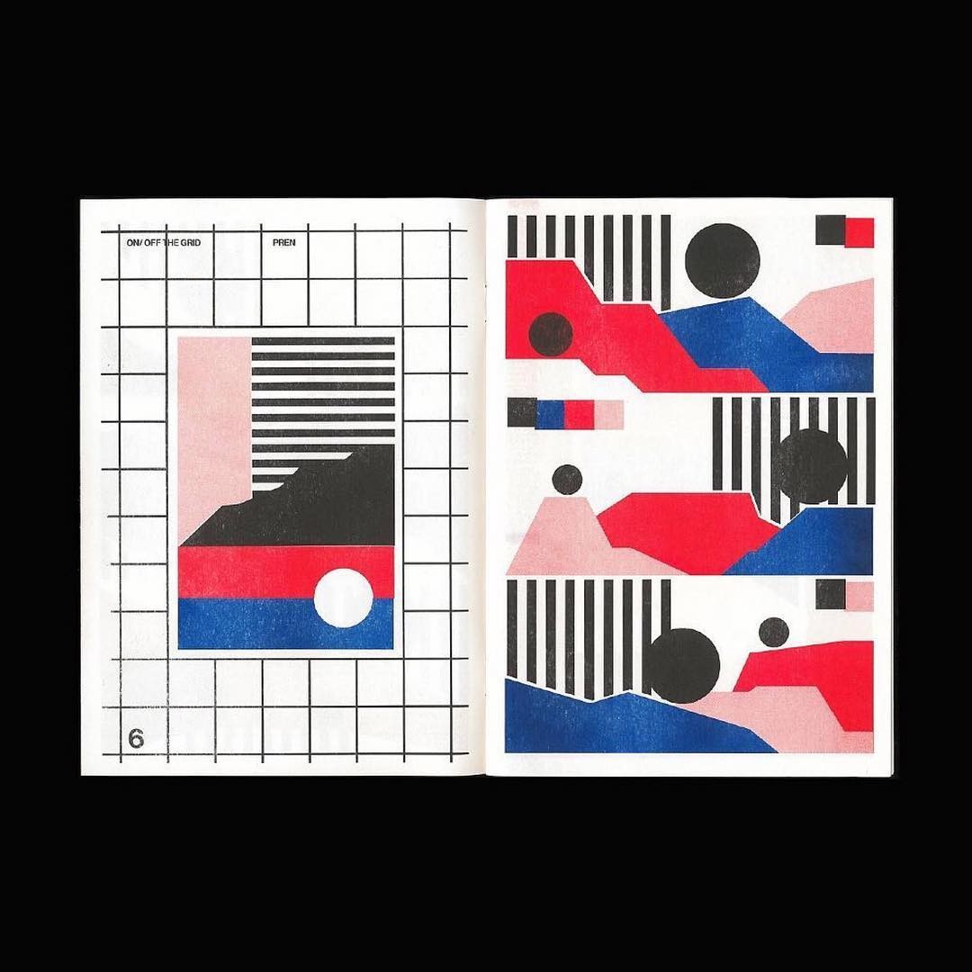 An Instagram  post added by nicolai on Dec 11, 2023. The author is @editorial.grid. May present: grid illustration, rectangle, art, font, tints and shades.